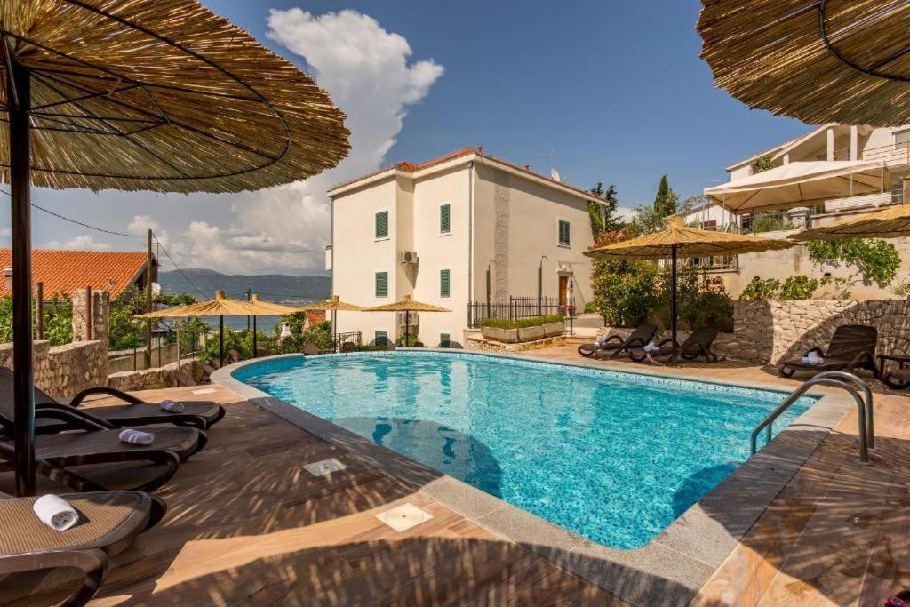 Trogir, Villa Salena, Residenz Ciovo Pearl, Slatine, Island Ciovo, Split エクステリア 写真